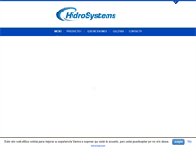 Tablet Screenshot of hidrosystems.com